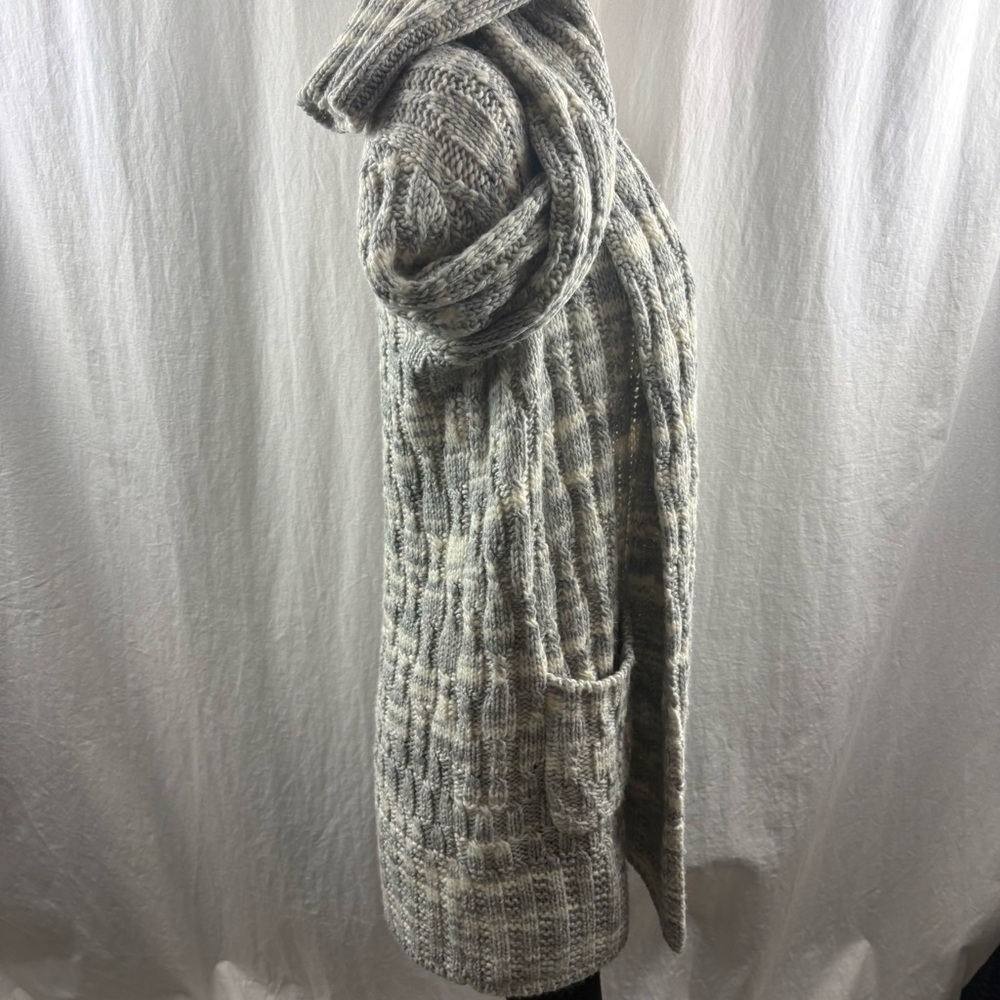 RACHEL Rachel Roy Textured Gray Cardigan S - Picture 5 of 9